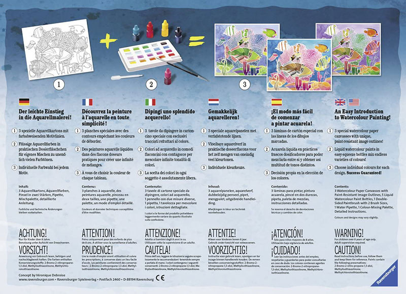 RAVENSBURGER Kreativna igračka Set za AKVAREL RA29475 - pogled 4