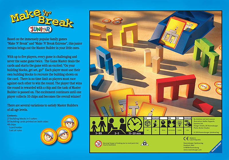 RAVENSBURGER Napravi i Sruši - Make N Break JUNIOR - Društvena igra RA22009 - pogled 4