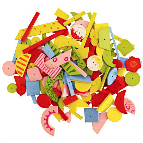 WOODY Kreativni set - Napravi razne oblike na tabli od plute 91101 - pogled 4