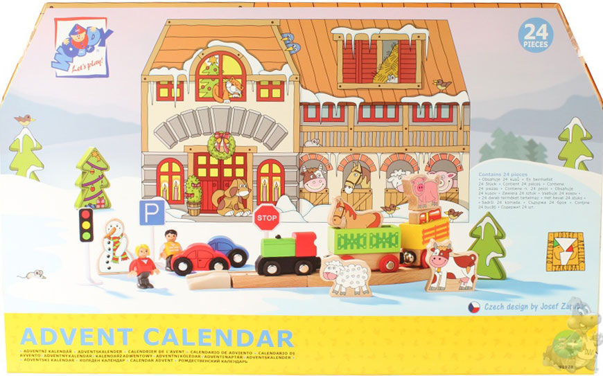 WOODY Advent kalendar Božićni kalendar Božić 91928 - pogled 4