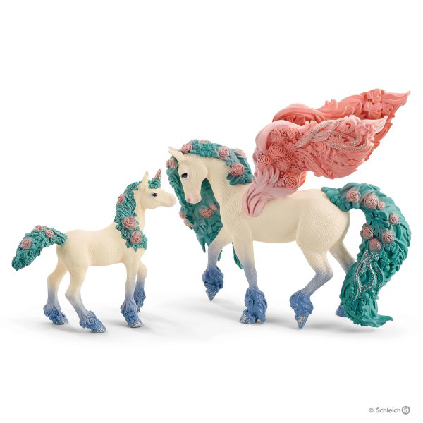 SCHLEICH Figurice Bayala - Cvetno jednorog ždrebe 70591 - pogled 4