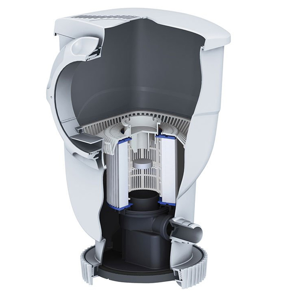 Bazen sa metalnim ramom 4x2x1m Elite Summer Waves sa skimer filter pumpom SFX600 + RX600 - pogled 4