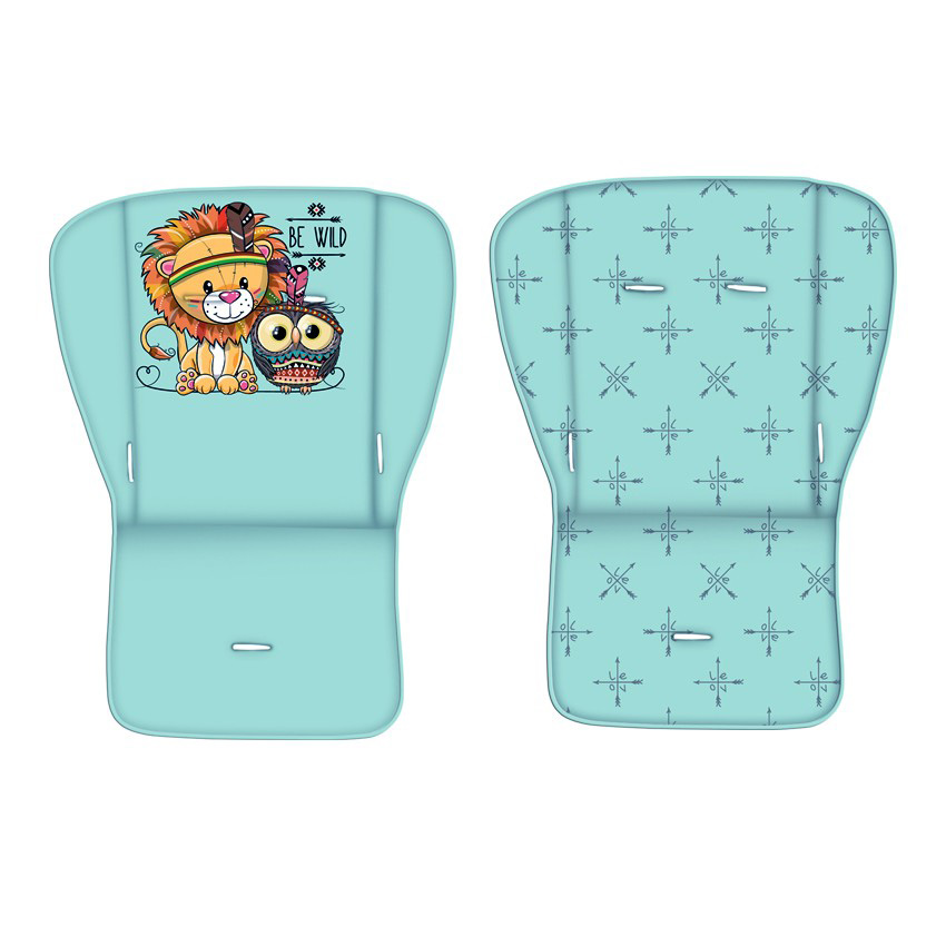 LORELLI Kolica za blizance TWIN Green Indians + torba za mamu - pogled 4