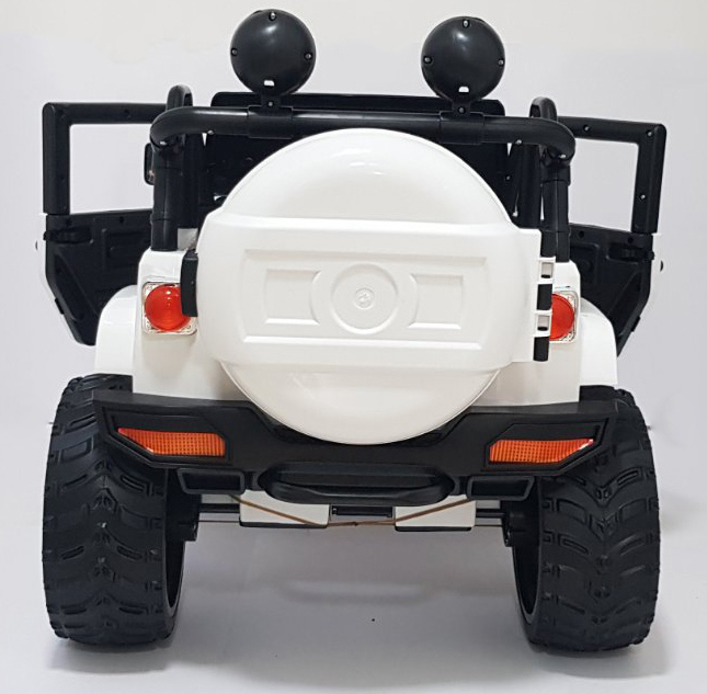 Dečiji automobil na akumulator Džip 4x4 Beli - pogled 4