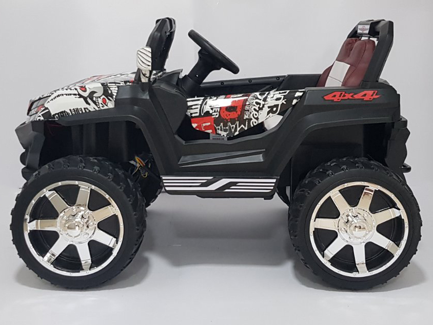 Dečiji automobil na akumulator Buggy 4x4 Beli - pogled 4