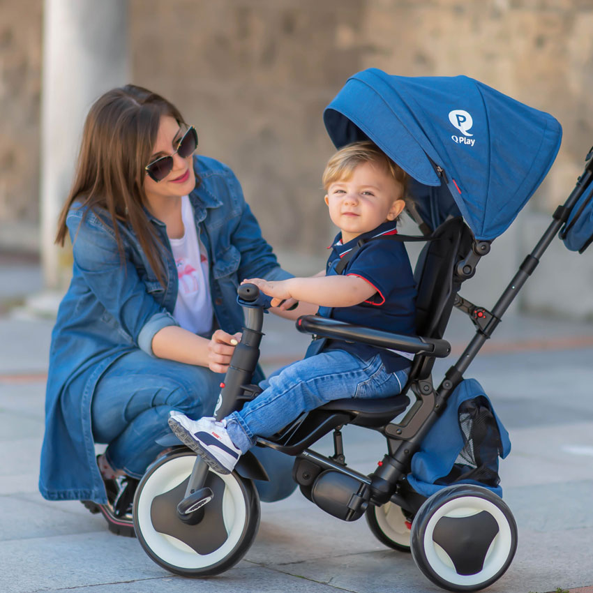 LORELLI QPlay Tricikl RITO PLUS Grey 10050440015 - pogled 4