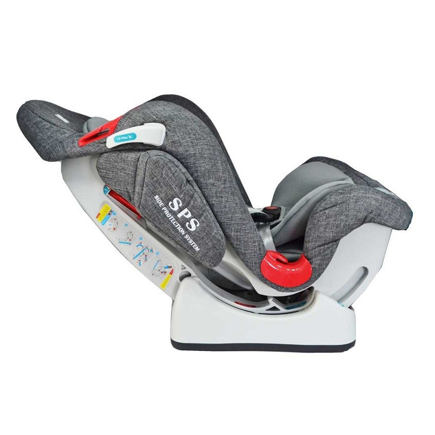 KIKKA BOO Autosedište O-RIGHT +SPS 0-25kg Black 31002060029 - pogled 4