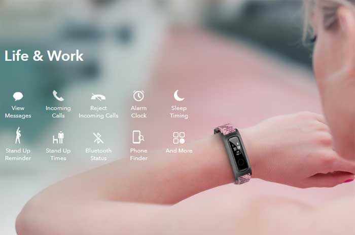 Pametni sat Honor Band 5 Sports Sakura Pink - pogled 4