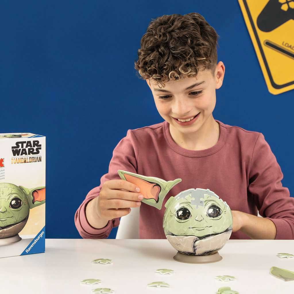 Mandalorian Grogu Star Wars™ 3D Puzzle 77 delova Ravensburger 11556 - pogled 4
