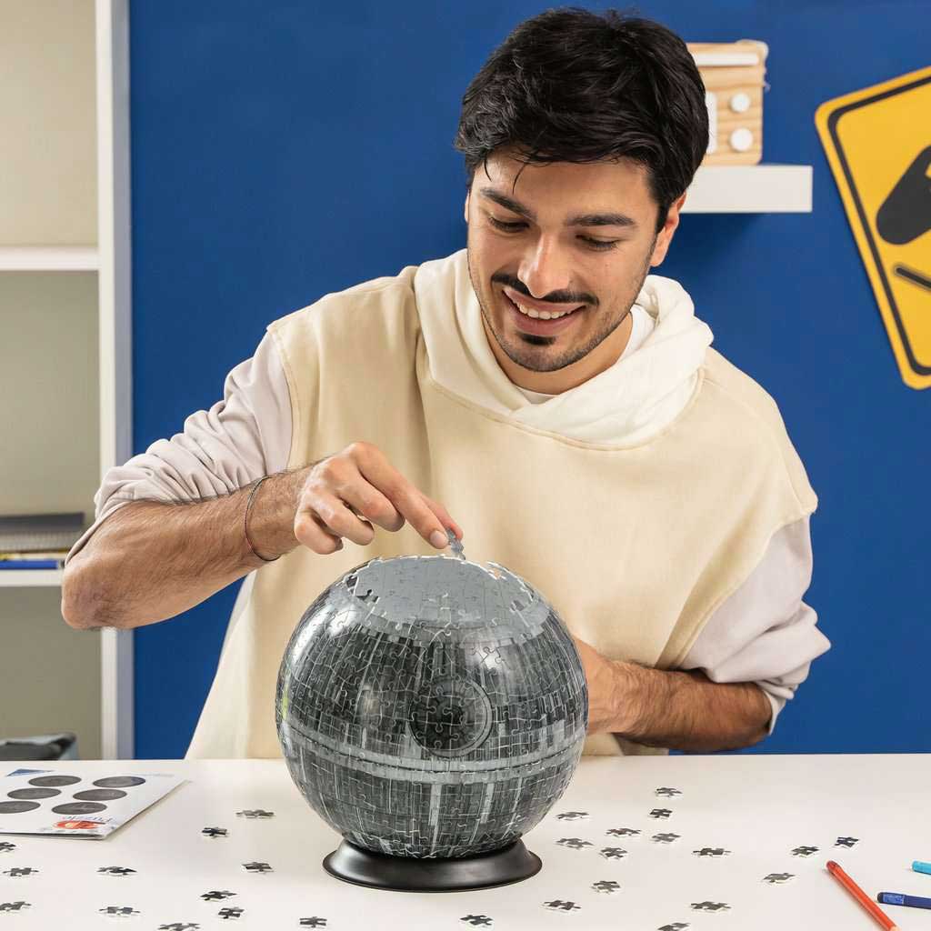 Death Star - Star Wars™ 3D Puzzle 543 dela Ravensburger 11555 - pogled 4