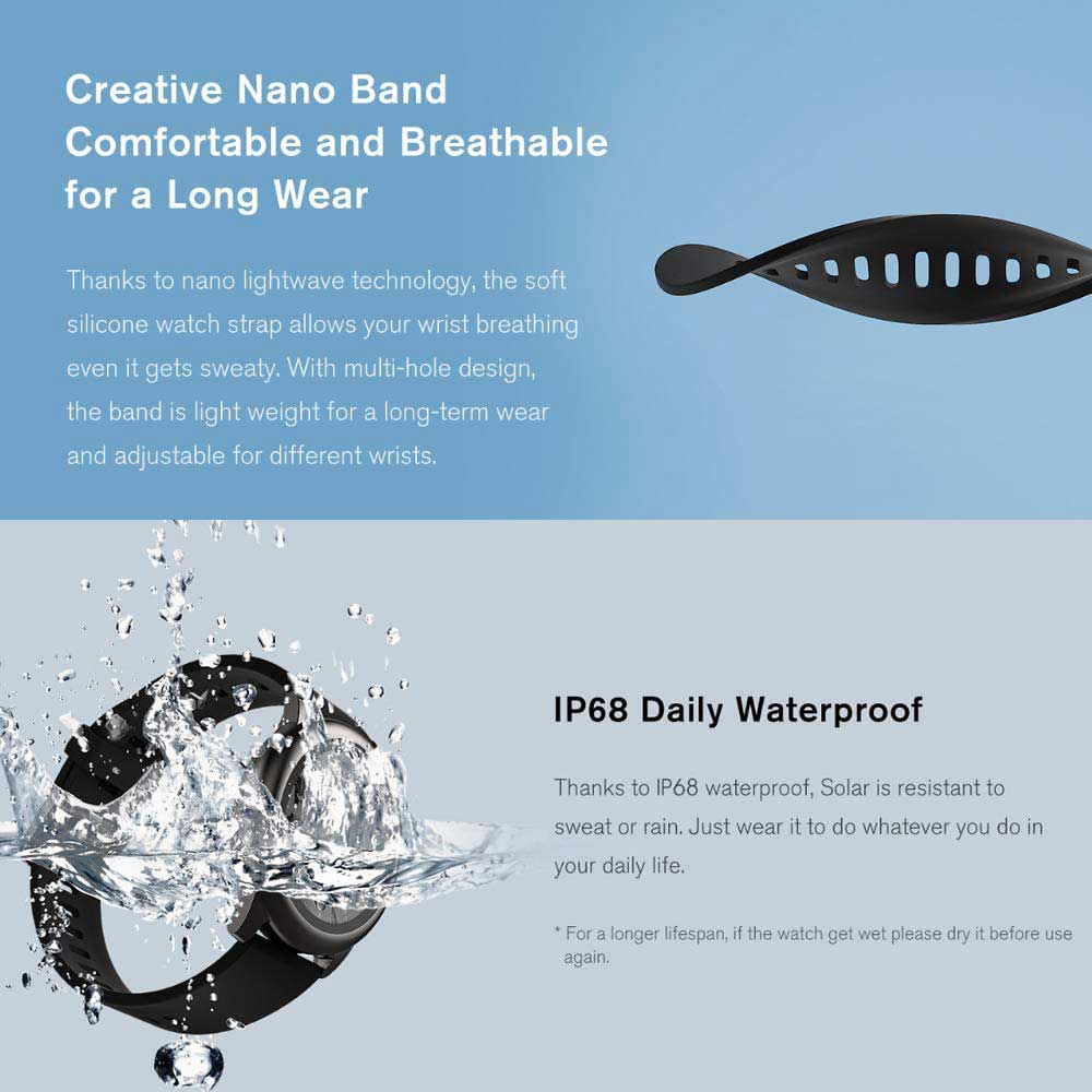 Xiaomi Haylou Smart Watch Solar LS05 - pogled 4