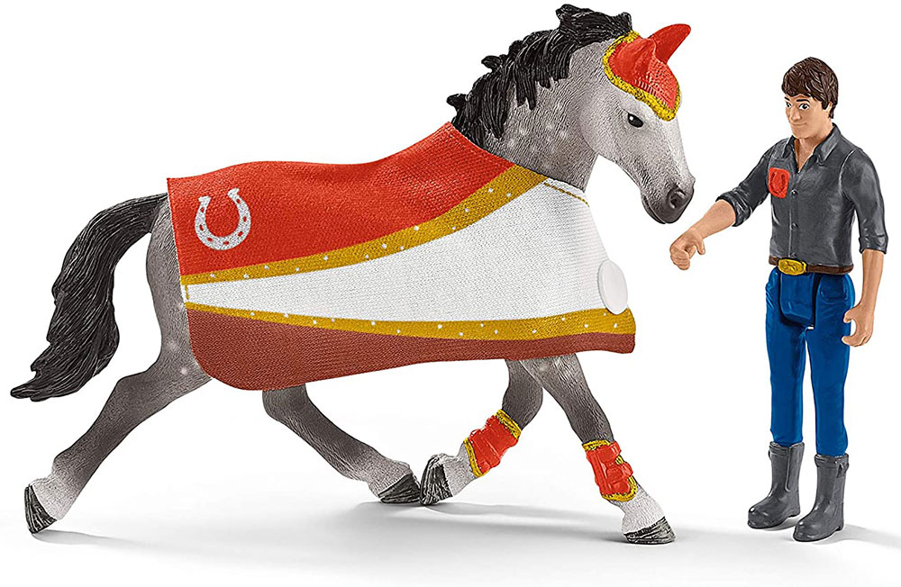 Schleich Figure Konji - Mia i akrobatsko jahanje 42443 - pogled 4