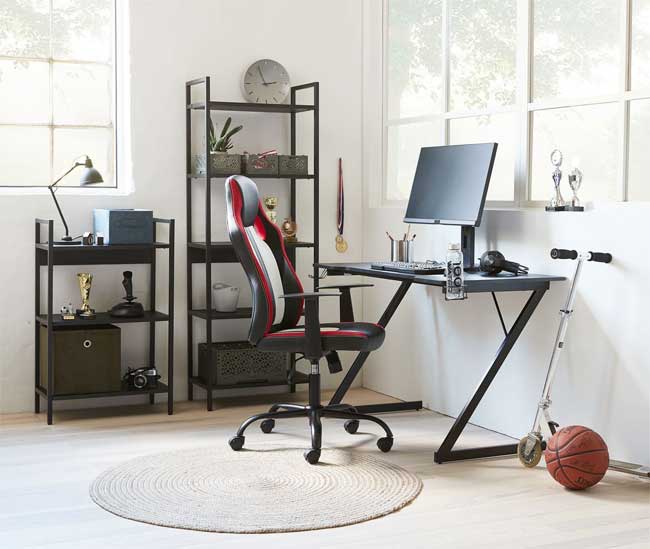 Radna anatomska gejmerska stolica WAI - pogled 4