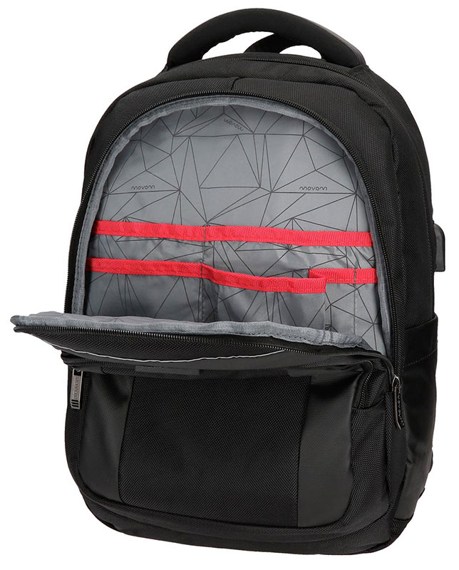 Movom Ranac za laptop 15.6 inča sa USB portom Clark Black 57523 - pogled 4
