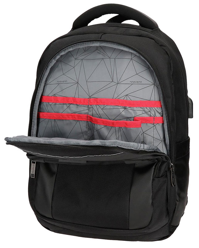 Movom Ranac za laptop 15.6 inča sa USB portom Clark Black 57524 - pogled 4