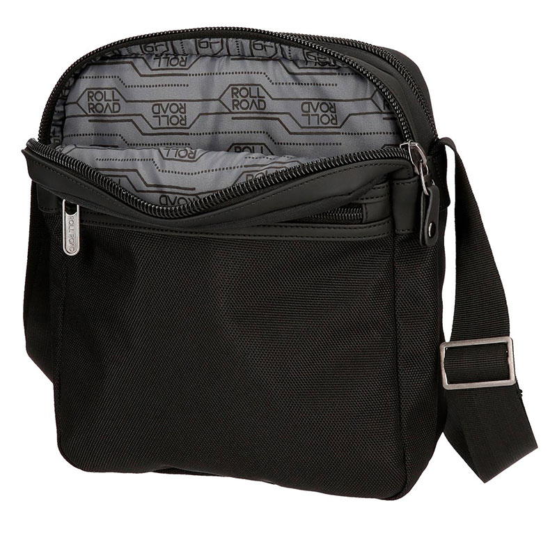 Roll Road Muška torba sa dve pregrade 26cm Stock Black 56558 - pogled 4