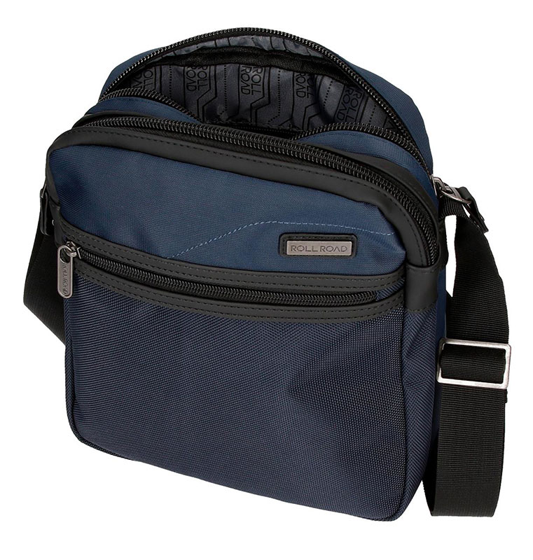Roll Road Muška torba sa dve pregrade 26cm Stock Navy 56558 - pogled 4