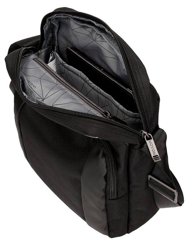 Movom Torba za muškarce 27cm Clark Black 57557 - pogled 4