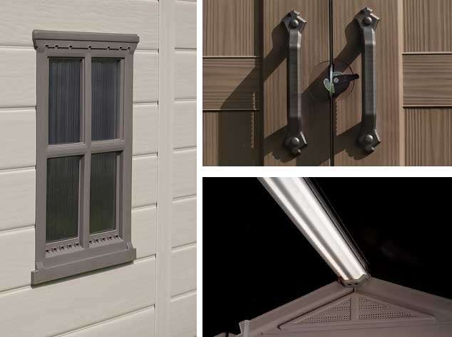 Baštenska montažna kućica - Šupa Keter Factor 6x6 CU 230452 - pogled 4