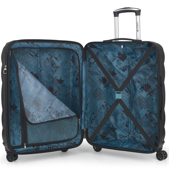 Srednji proširivi ABS kofer sa 4 točka Gabol London 119446-01 - pogled 4