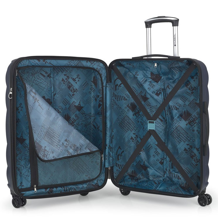 Srednji proširivi ABS kofer sa 4 točka Gabol London 119446-03 - pogled 4