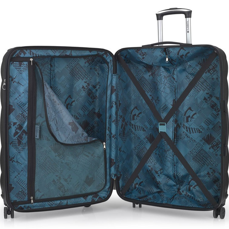 Veliki proširivi ABS kofer sa 4 točka Gabol London 119447-01 - pogled 4