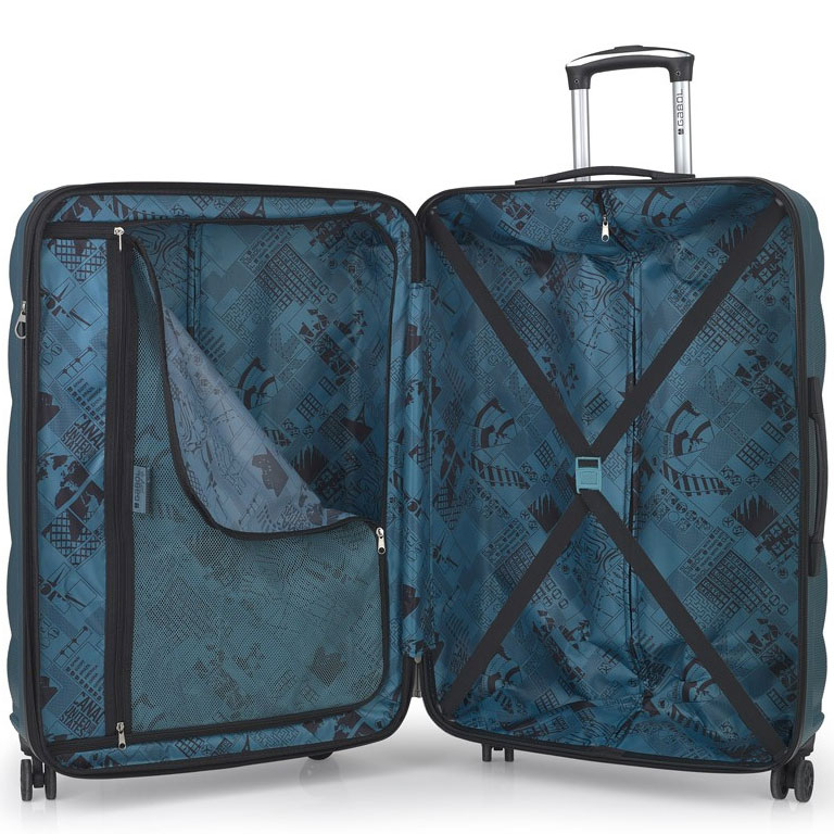 Veliki proširivi ABS kofer sa 4 točka Gabol London 119447-18 - pogled 4