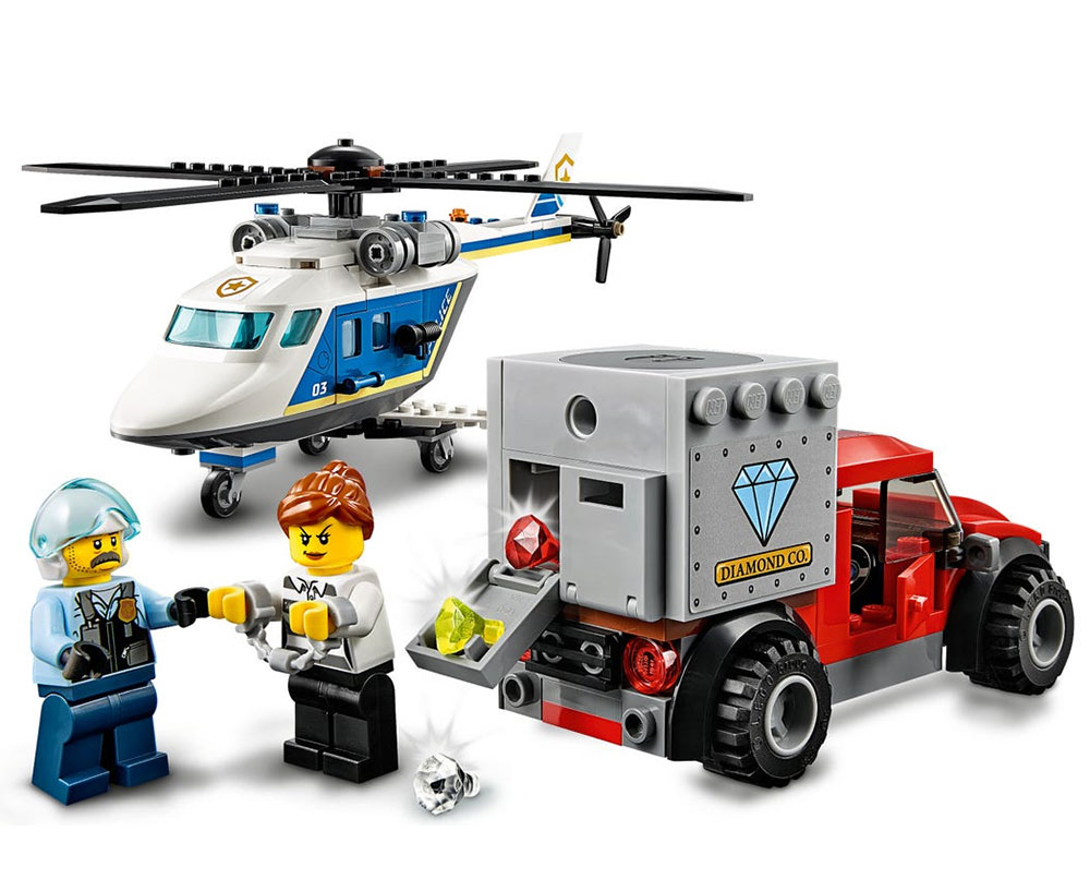 LEGO® City Kocke - Policija - Helikopterska potera 60243 - pogled 4