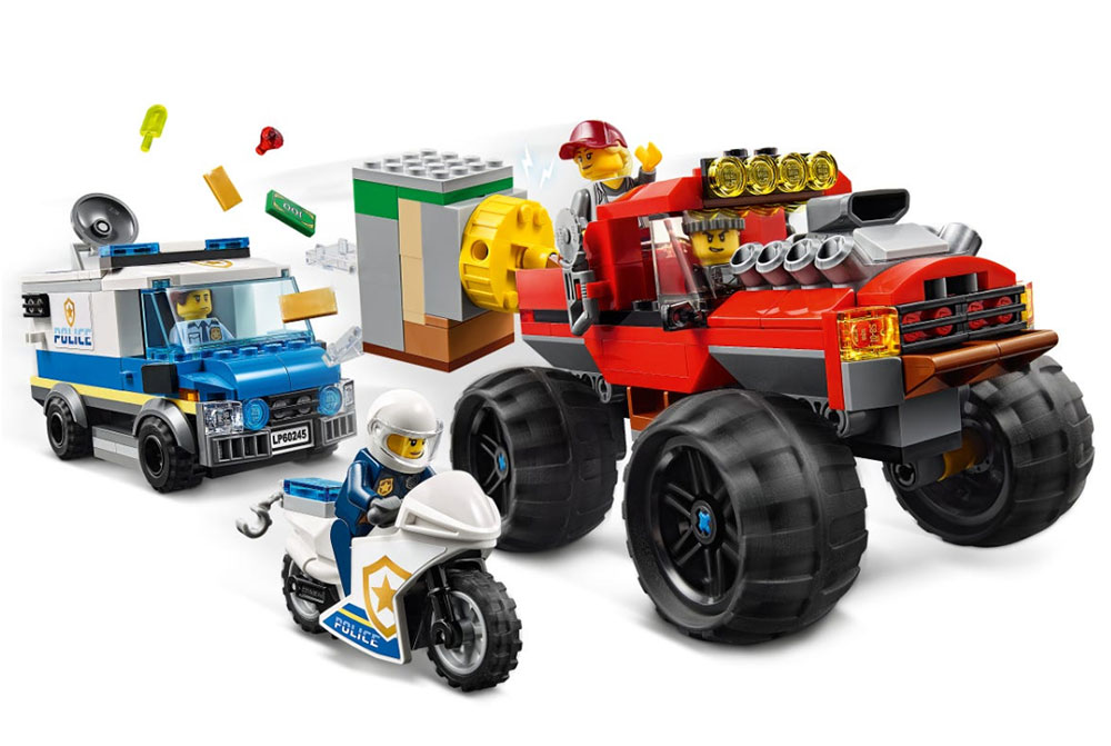 LEGO® City Kocke - Policija - Pljačka banke Monster Truck-om 60245 - pogled 4