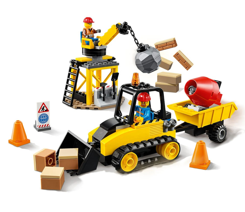 LEGO® City Kocke Građevinski buldožer 60252 - pogled 4