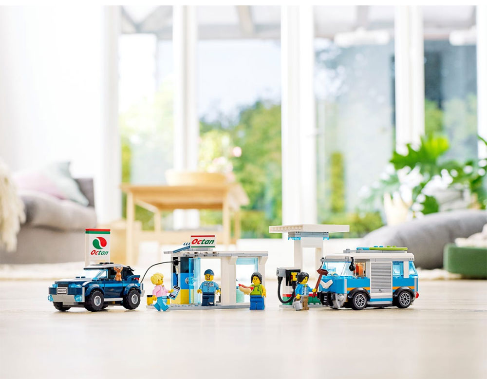 LEGO® City Kocke Benzinska pumpa 60257 - pogled 4