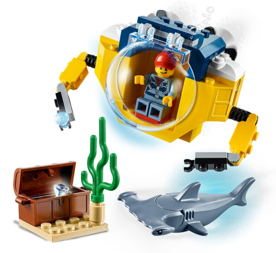 LEGO® City Kocke Mala podmornica za okeanska istraživanja 60263 - pogled 4