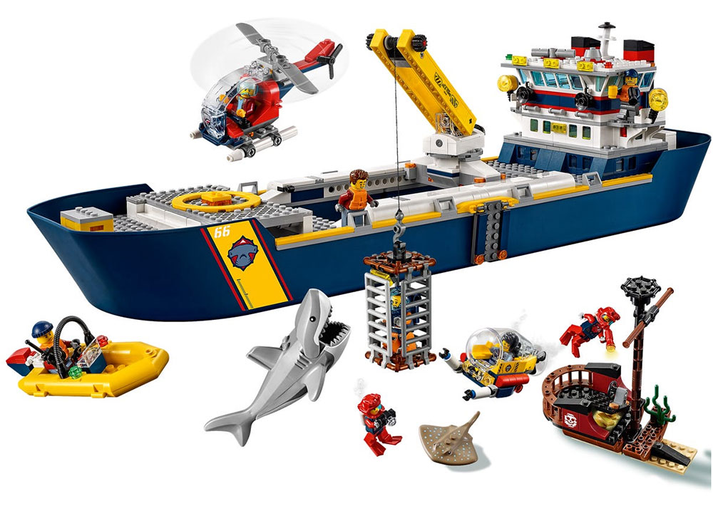 LEGO® City Kocke Brod za okeanska istraživanja 60266 - pogled 4