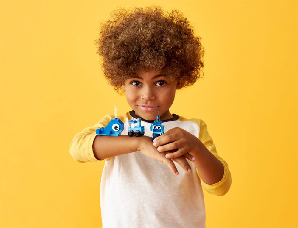 LEGO® Classic Kocke Kreativne plave kockice 11006 - pogled 4