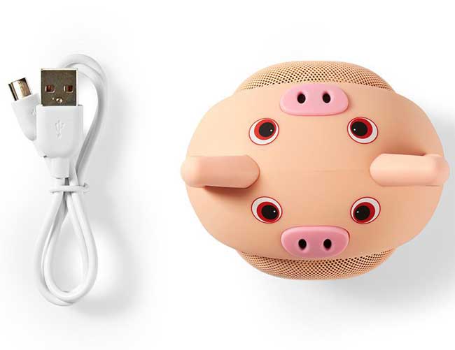 Nedis Bluetooth zvučnik sa Hands-Free funkcijom Pinky Pig - pogled 4