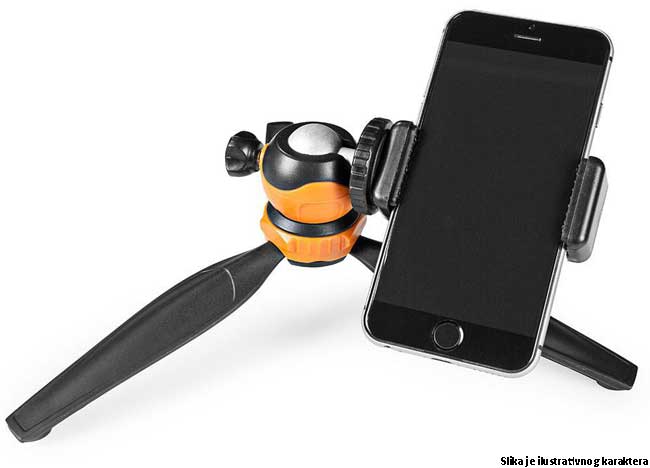 Nedis Tripod Stativ za mobilni telefon ACMT10BK - pogled 4