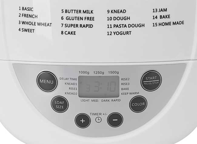 Adler Mini pekara sa 15 programa rada AD6019 - pogled 4