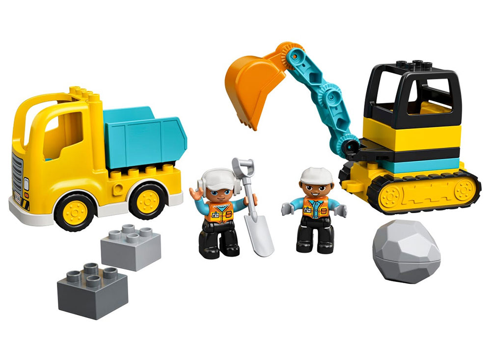 LEGO® DUPLO® Kocke - Kamion i bager 10931 - pogled 4