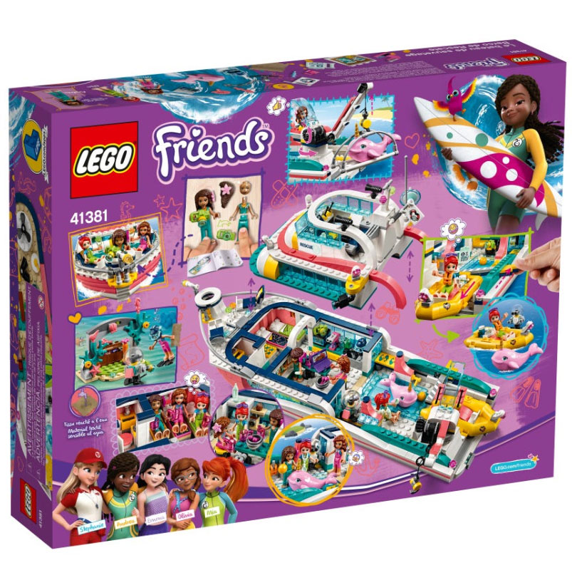 LEGO® FRIENDS Kocke Brod za spasilačke misije 41381 - pogled 4