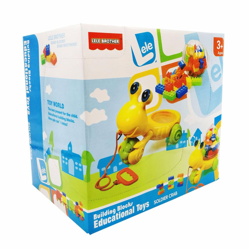 Lele Brother 2 u 1 Dečije kocke Plastične kocke KRABA 876014 - pogled 4