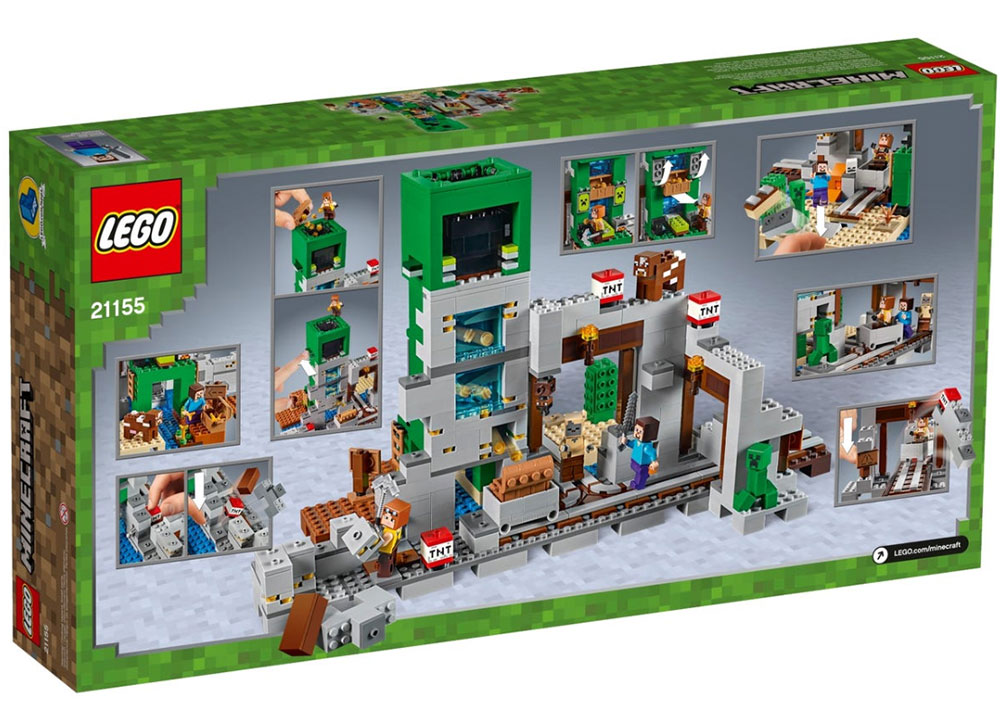 LEGO® Kocke Minecraft Kriperov rudnik 21155 - pogled 4