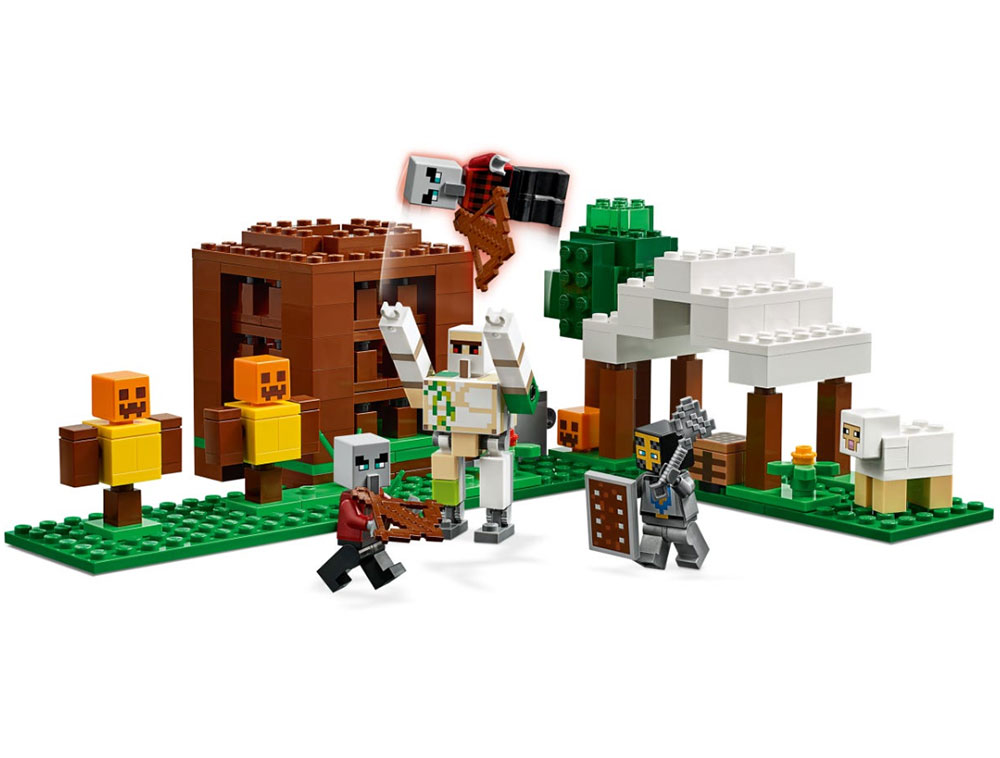 LEGO® Kocke Minecraft Predstraža Piladžera 21159 - pogled 4