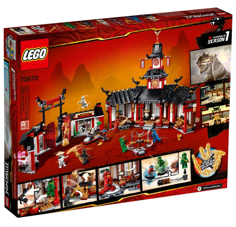 LEGO® Kocke NINJAGO - Spinjitzu Manastir 70670 - pogled 4