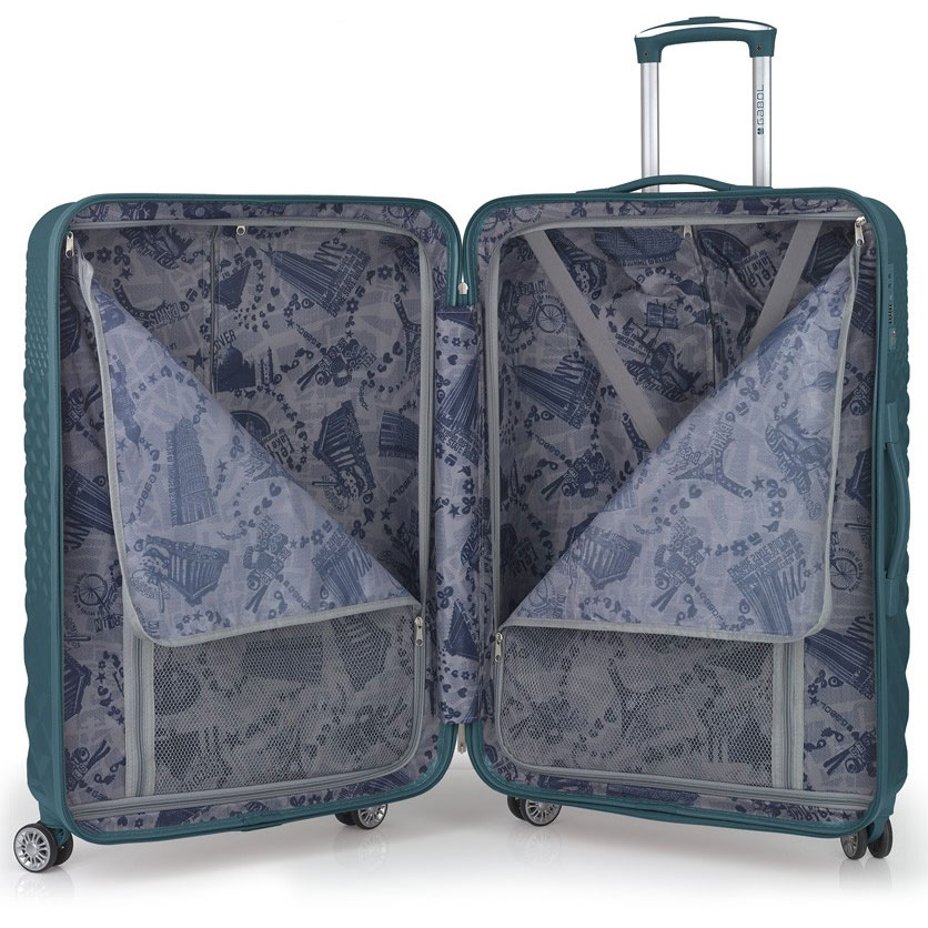 Veliki putni ABS kofer sa 4 točka Gabol Oporto 119047-18 - pogled 4