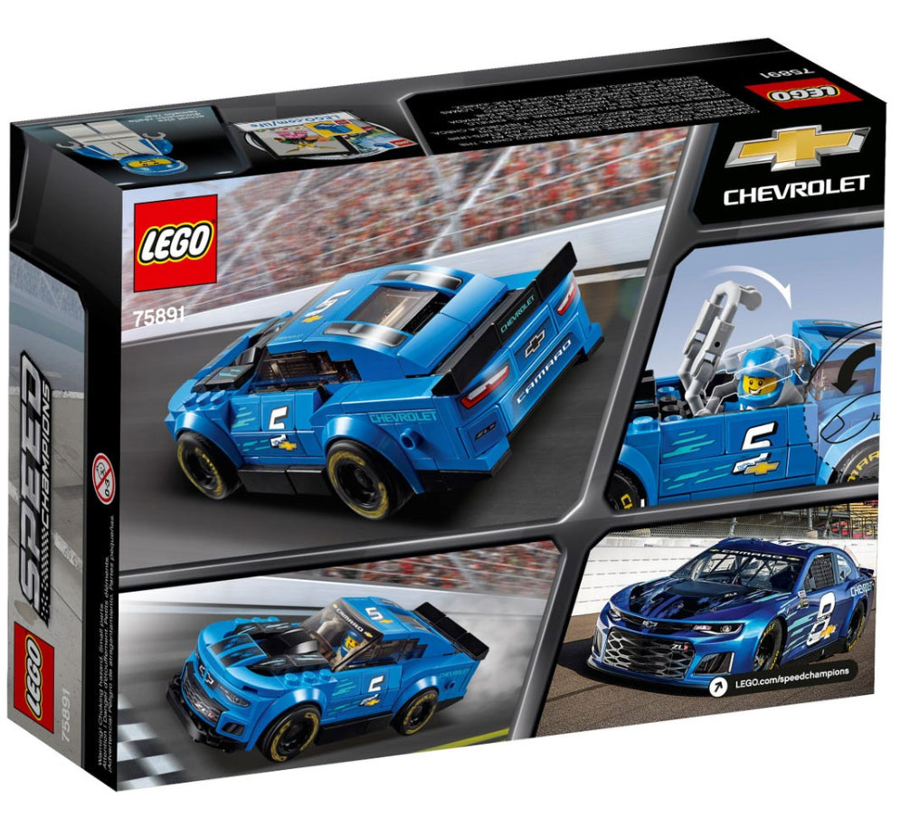LEGO® Kocke Speed Champions Trkački automobil Chevrolet Camaro ZL1 75891 - pogled 4
