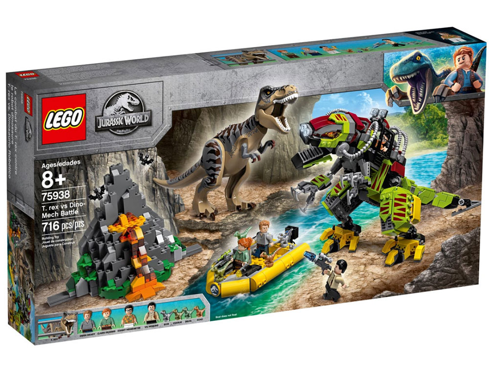 LEGO® Kocke Jurassic World - T Reks protiv Dinobota 75938 - pogled 4