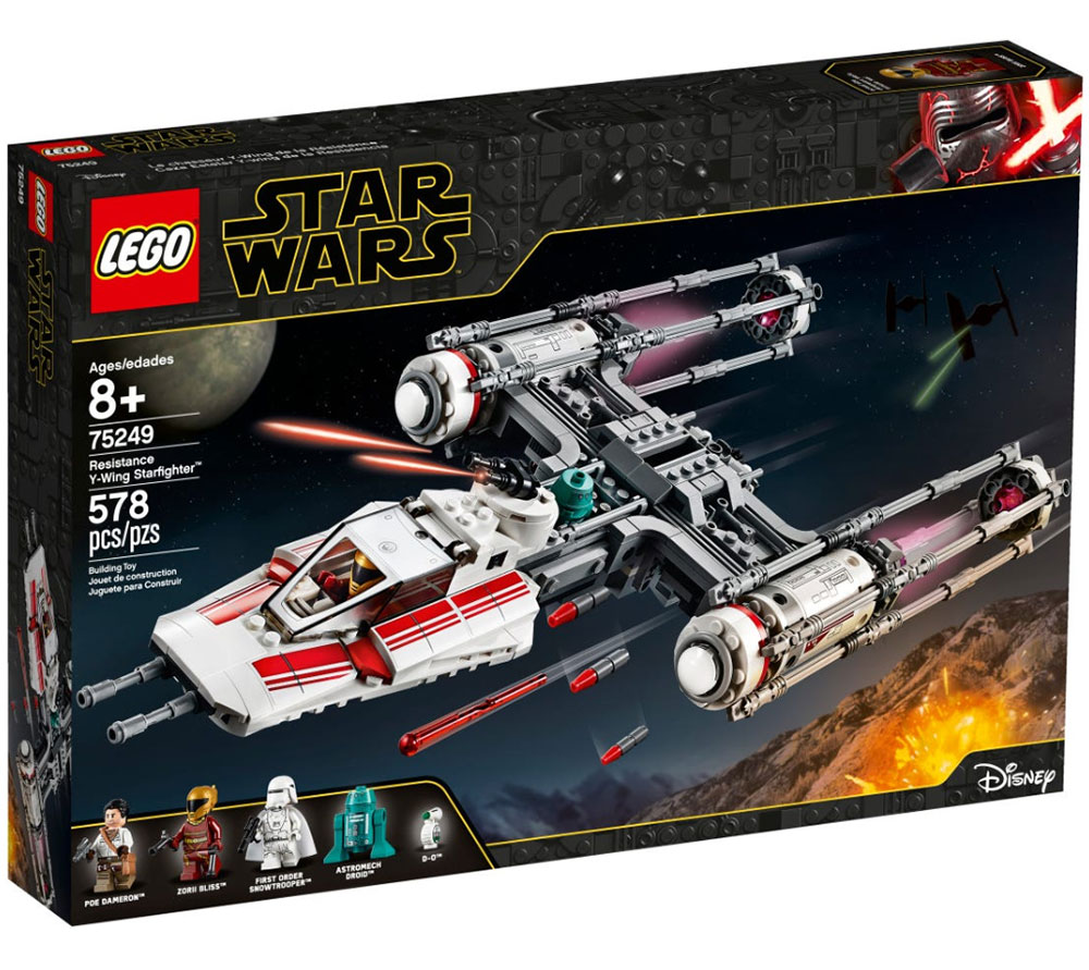 LEGO® Kocke STAR WARS™ - Resistance Y-Wing Starfighter 75249 - pogled 4