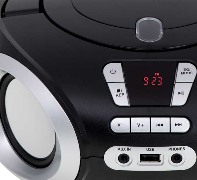 Boombox Adler AD1181 CD Mp3 FM AUX - pogled 4