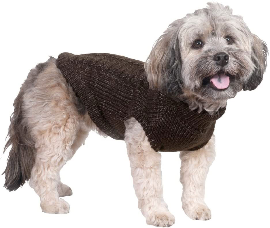 Trixie Pulover za psa Langley Brown 33cm 67645 - pogled 4