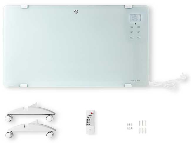 Nedis Wi-Fi Smart Konvektorska grejalica 2kW WIFIHTPL20FWT - pogled 4